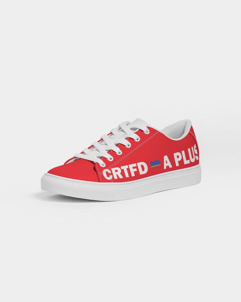 CERTIFIED AD RED Leather Sneaker