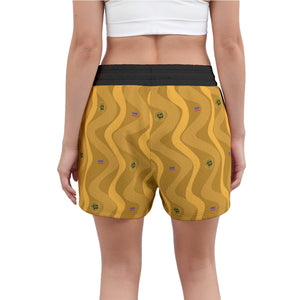 Certified The Wave Brwn Women's Shorts