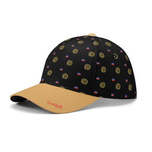 Certified wreaths & Flags  monogram print Cap Blk