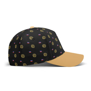 Certified wreaths & Flags  monogram print Cap Blk