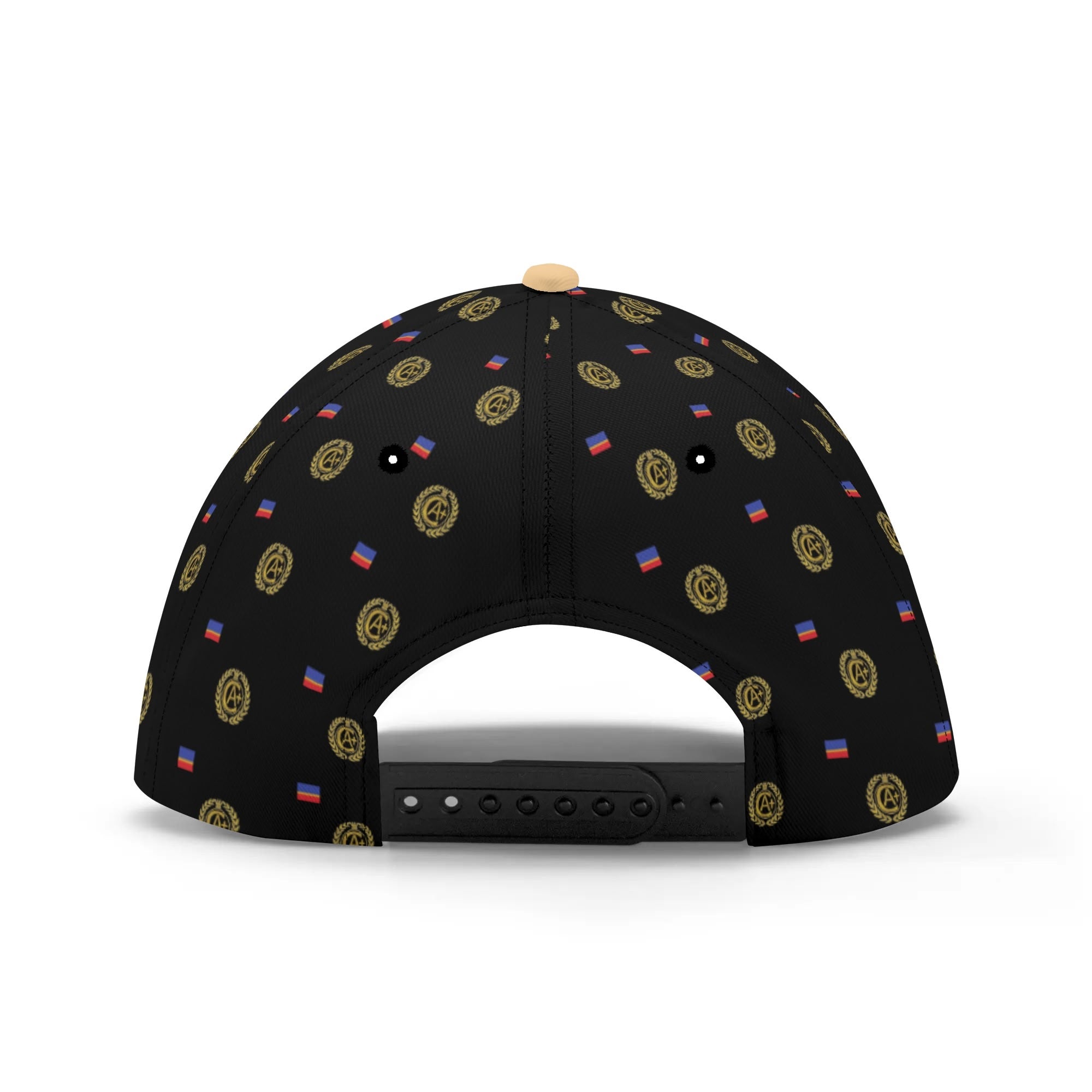 Certified wreaths & Flags  monogram print Cap Blk