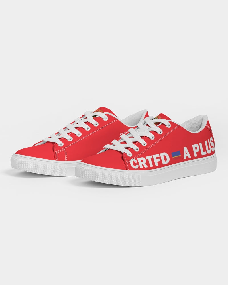 CERTIFIED AD RED Leather Sneaker