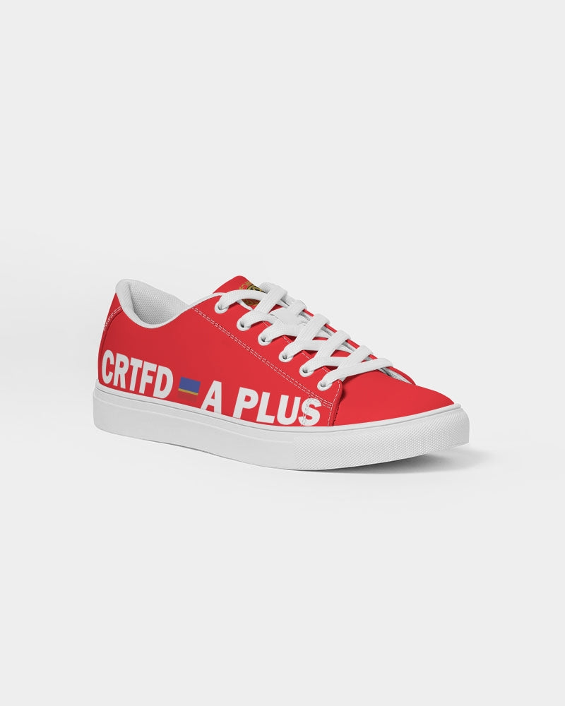 CERTIFIED AD RED Leather Sneaker