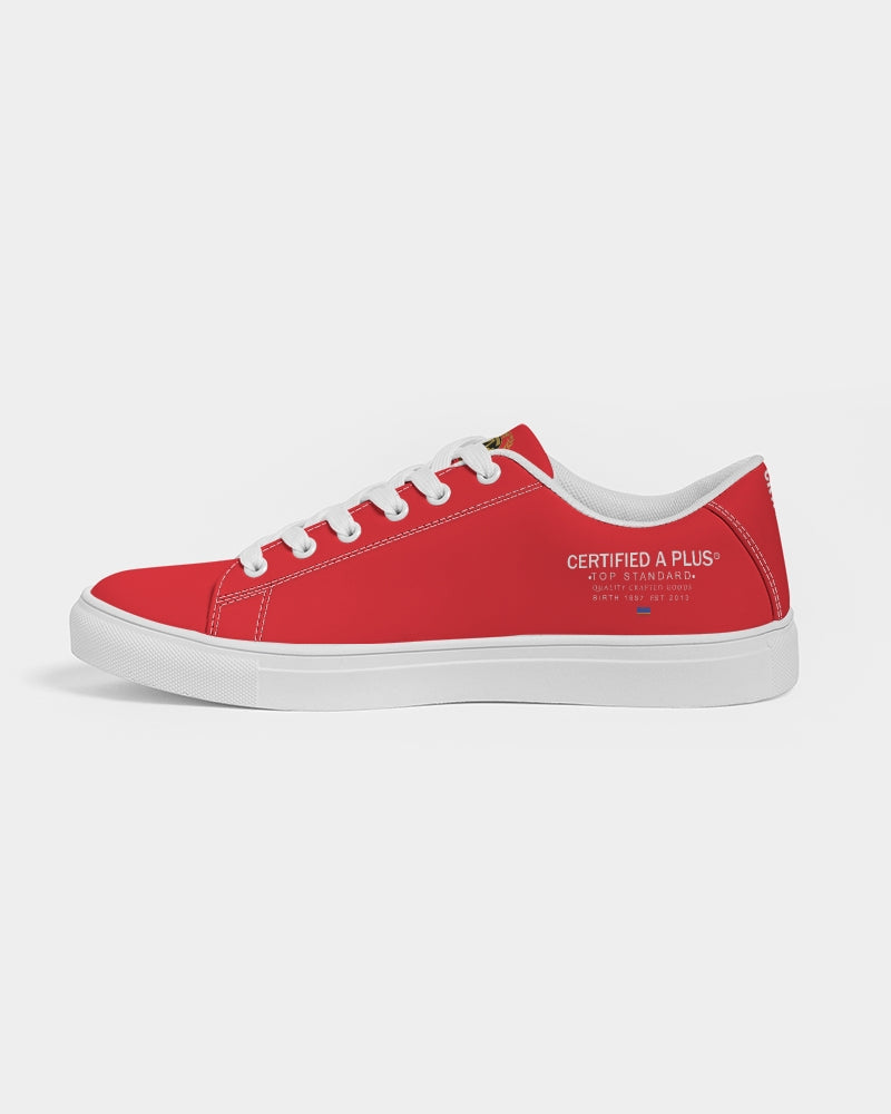 CERTIFIED AD RED Leather Sneaker