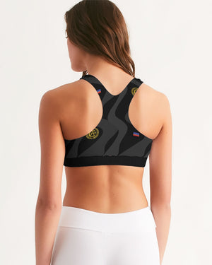 Certified The Wave Blk Seamless Sports Bra