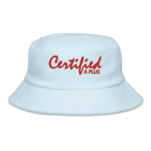 Certified Signature  terry cloth bucket hat