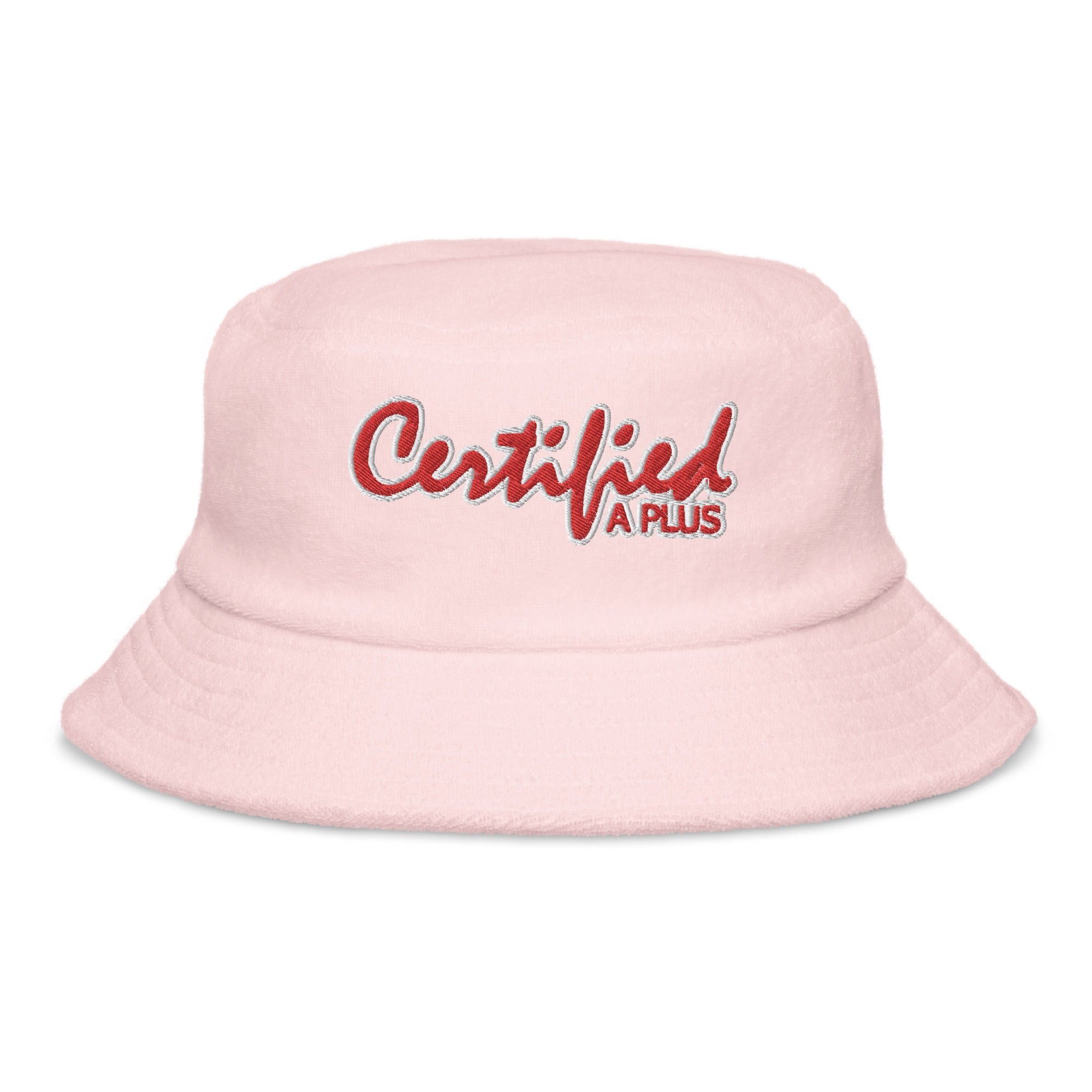 Certified Signature  terry cloth bucket hat