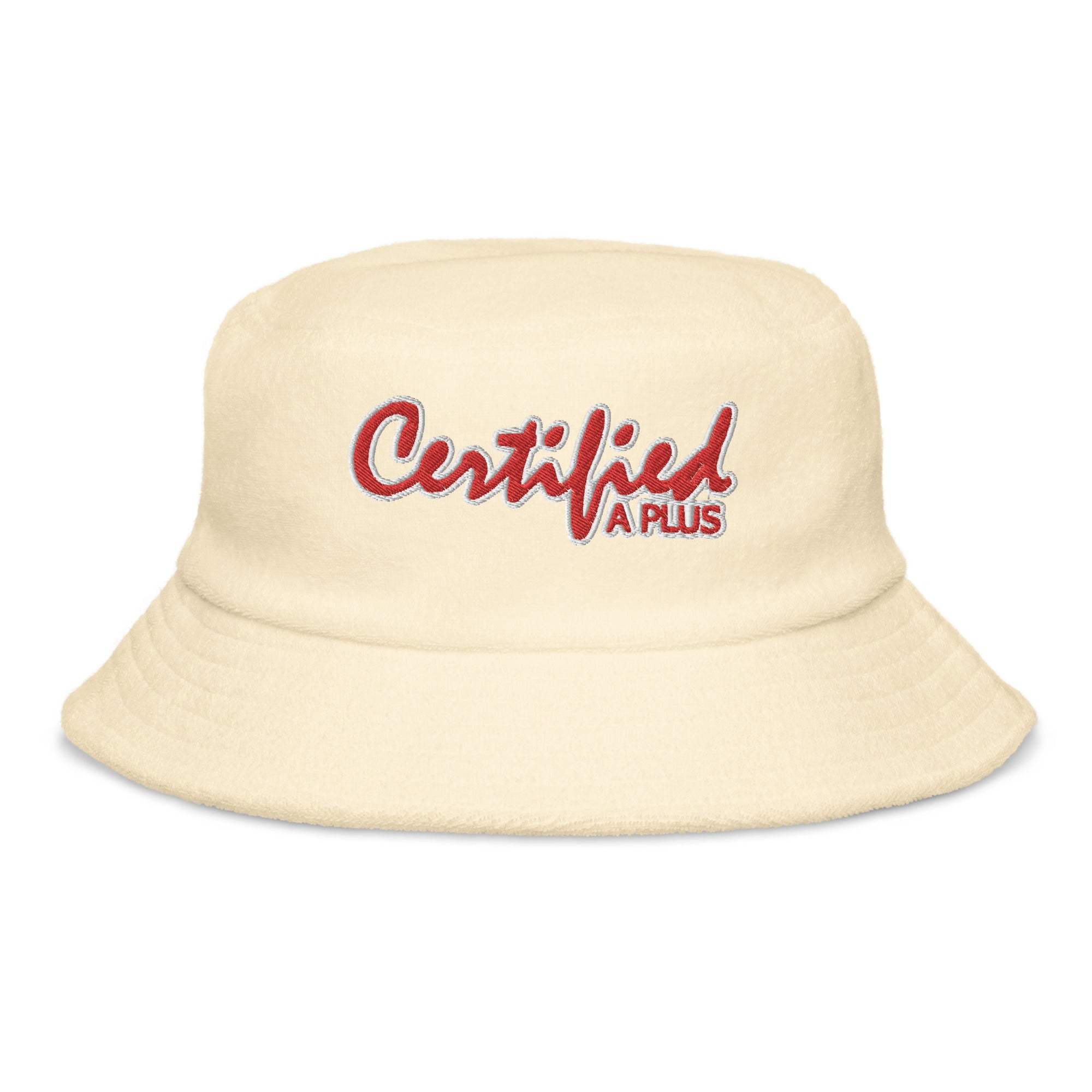 Certified Signature  terry cloth bucket hat