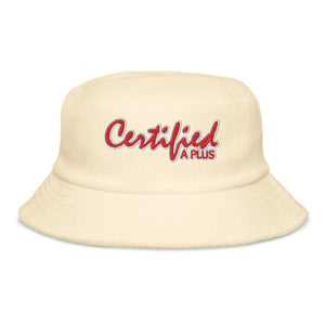 Certified Signature  terry cloth bucket hat