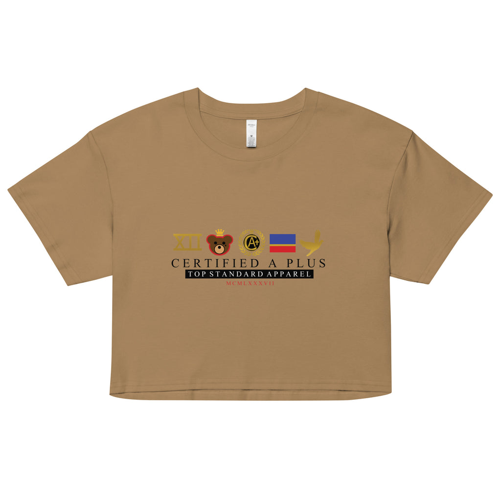 certified the brand Women’s crop top