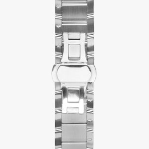 CERTIFIED STRIPE TRIM STEEL STRAP Watch (With Indicators)