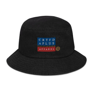 Certified Flag Box Denim bucket hat