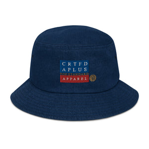 Certified Flag Box Denim bucket hat