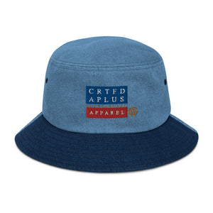 Certified Flag Box Denim bucket hat