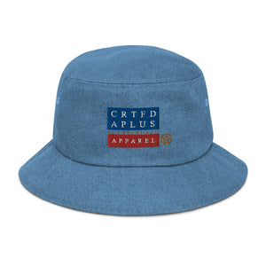 Certified Flag Box Denim bucket hat