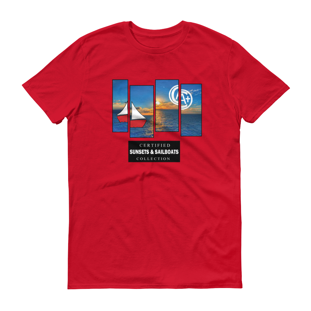 Sunsets & Sailboats Blue sea T-Shirt