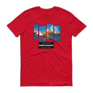 Sunsets & Sailboats Blue sea T-Shirt