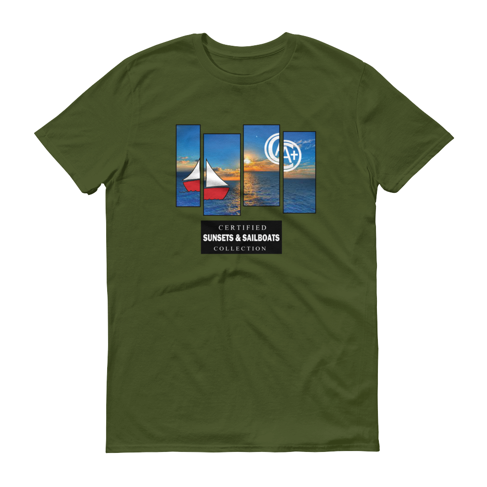 Sunsets & Sailboats Blue sea T-Shirt