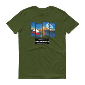 Sunsets & Sailboats Blue sea T-Shirt