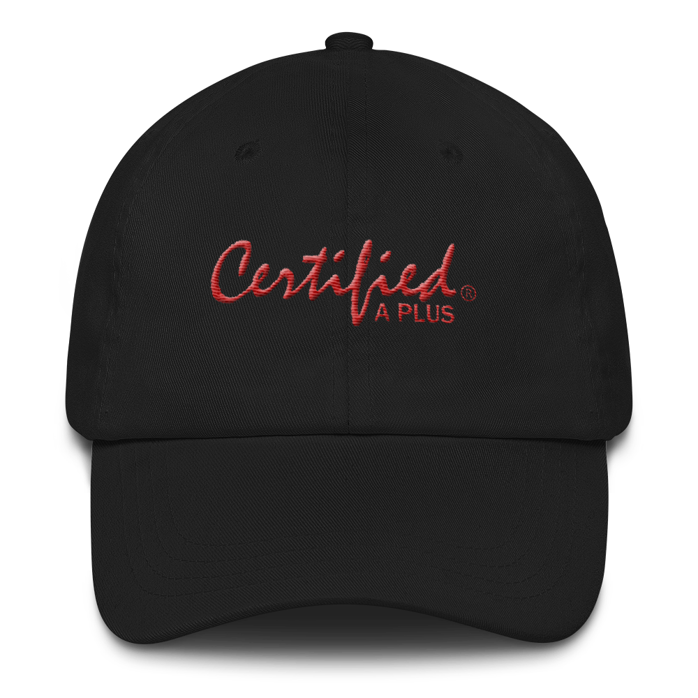 Signature (Red) Dad hat