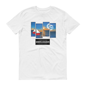 Sunsets & Sailboats Blue sea T-Shirt