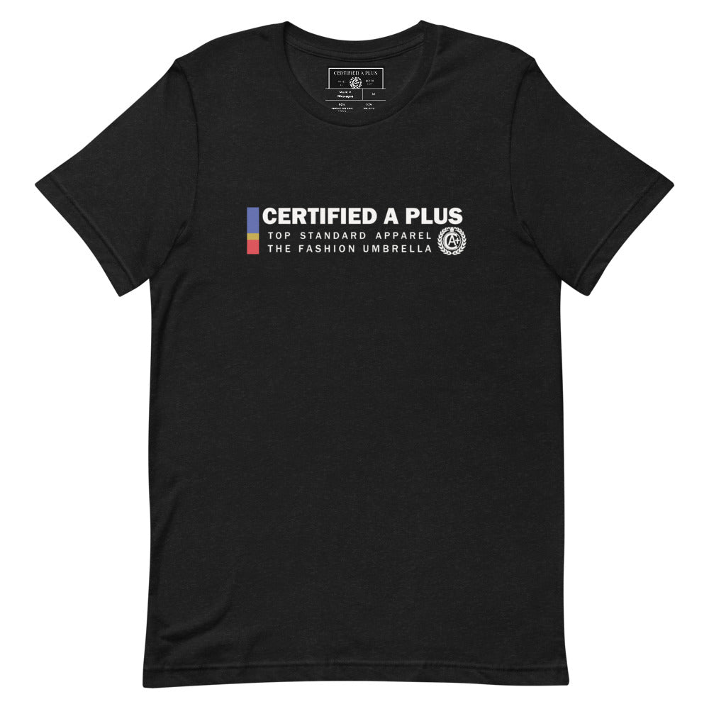 Certified simple unisex t-shirt