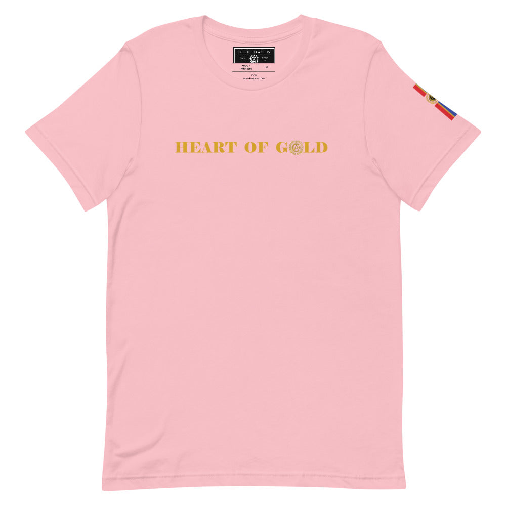 Certified Heart Of Gold  unisex t-shirt